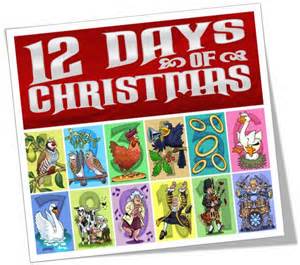 12 days of christmas
